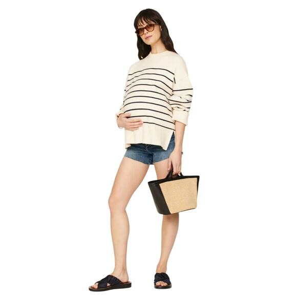 Hudson Jeans Gemma Mid Rise Maternity Denim Shorts Size 29 NWT - Picture 3 of 8